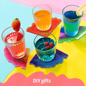 JUSTDOLIFE Resin Mold Epoxy Craft Silicone Coaster Mold with 4 Quarter ...