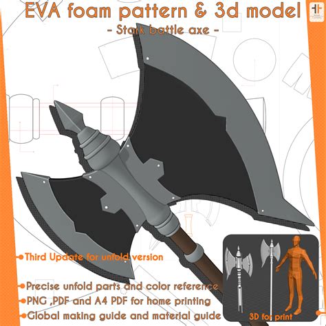 🪓 Stark warrior battle axe - Sousou no frieren (Frieren: Beyond Journey ...