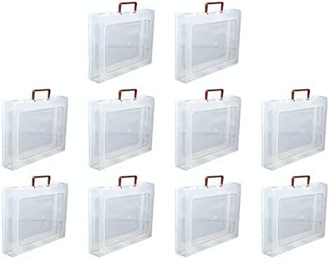 DARKZONE Multi-Purpose Rectangular Plastic Storage Box with Locks and ...