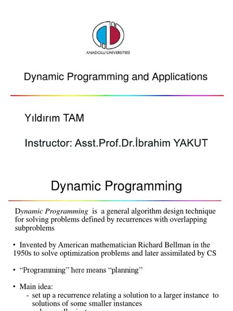 Dynamic Programming Introduction PDF 的图像结果