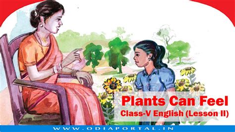 Plants Can Feel - Class-V English (Lesson II) - Text, Activity and ...
