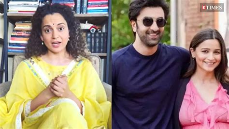 Kangana Ranaut pokes fun at Alia Bhatt and Ranbir Kapoor's age; old ...