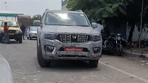 Mahindra Scorpio N Facelift Spied Again, Mid-2026 Debut Likely