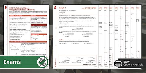 👉 GCSE Maths: Using The Formula Sheet - Higher