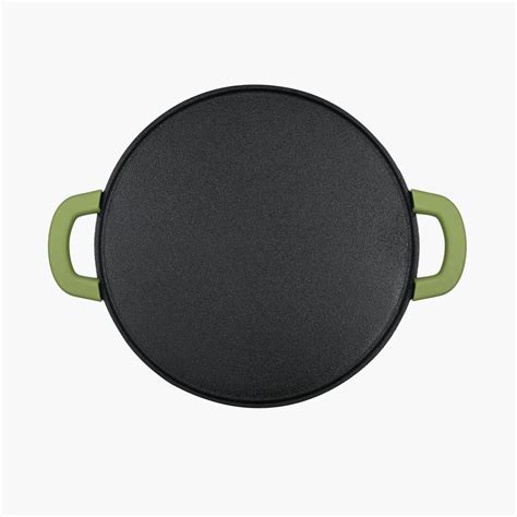 Buy BERGNER Elements Black Cast Iron Flat Dosa Tawa - 30cm from Bergner ...