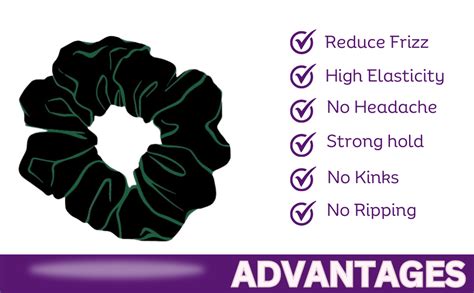 Dvabeautyshop scrunchies for Women, Pack of 10, Satin Scrunchies ...