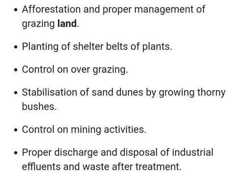What Are The Different Measures Of Taken For Land Conservation? Answer ...