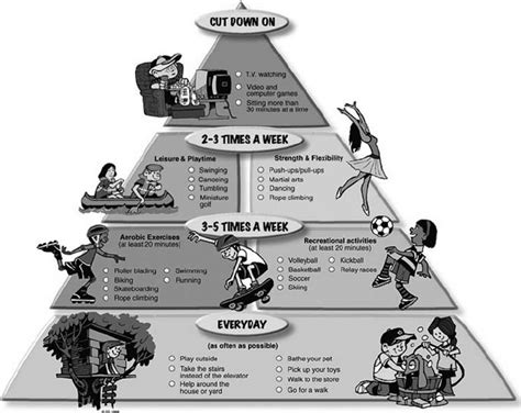 Image result for Physical Activity Pyramid Guide