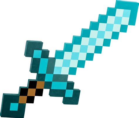 Minecraft Blade, Game Weapon, Pixel Sword PNG