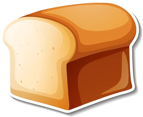 Isolated bread loaf in cartoon style 5311219 Vector Art at Vecteezy