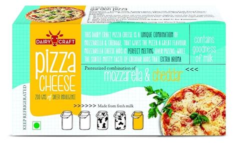 Dairy Craft Pizza Cheese, 200 g : Amazon.in: Grocery & Gourmet Foods