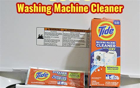 Tide Washing Machine Cleaner Instructions 的图像结果