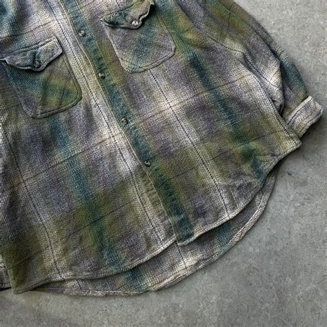 〜00s RUSTY ombre pattern flannel shirt【仙台店】 | What’z up