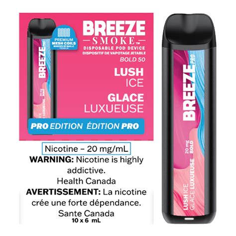 Breeze Pro Lush Ice Disposable Vape Pen - VapeMeet Inc