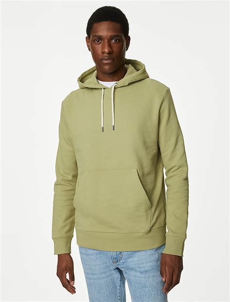 Buy Pure Cotton Hoodie at Marks & Spencer