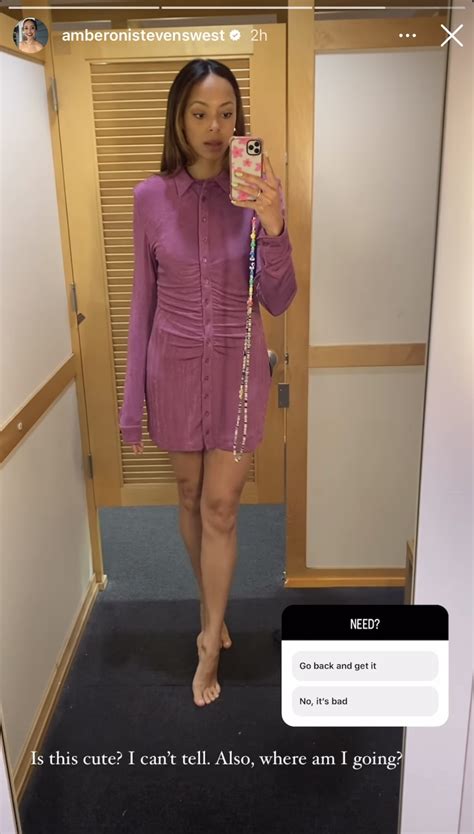 Amber Stevens West's feet