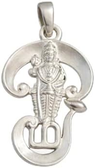 SRIMATHI JEWELLERS 925 Sterling Silver Lord Murugan Pendant | Silver ...