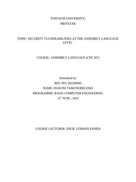 Assembly Language Assignment 的图像结果