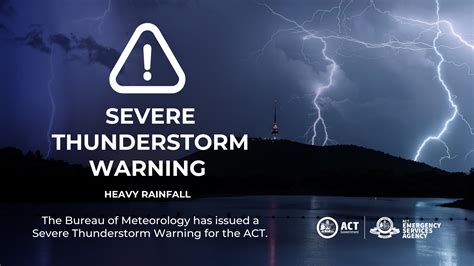 Severe Thunderstorm Warning - ACT | ACT Emergency Services Agency