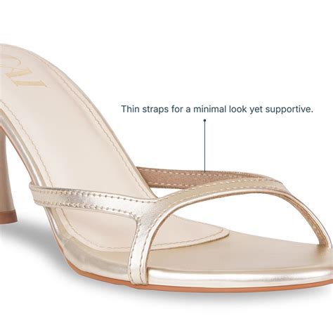 The Bare Gold Heels – The CAI Store