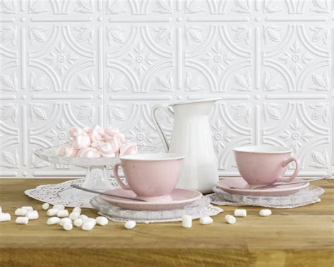 Buy Innovera Décor 3D PVC Wall Panels, Empire White, 18.5 x 24.3, 12pc ...