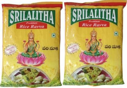 SRI LALITHA PREMIUM RICE RAVA 1 kg (500g*2) Price in India - Buy SRI ...