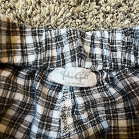 Brandy Melville plaid pj shorts Fits xs-s - Depop