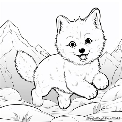 Arctic Fox Coloring Pages - Free & Printable!