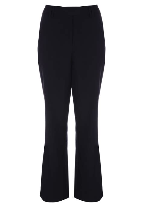 Womens Black Boot Cut Trousers | Peacocks