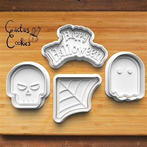 3D file Halloween Cookie Cutter set 0445・3D printable model to download ...