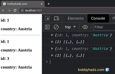 Image result for Array of an Object in React