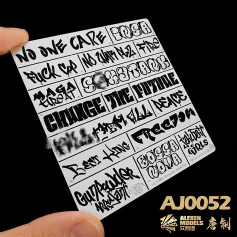 Military Stencil Letters