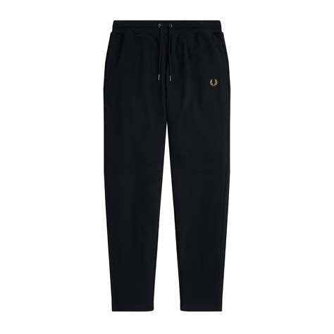 Buy Fred Perry Men Black Solid Logo Track Pants Online - 865455 | The ...