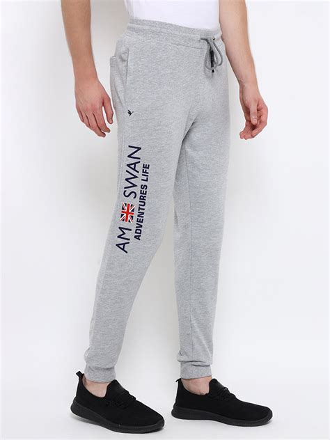 MENS PREMIUM COTTON PRINTED TRACK PANTS