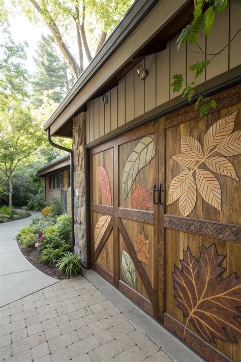 15+ Creative Painted Garage Door Ideas - Garden.eco