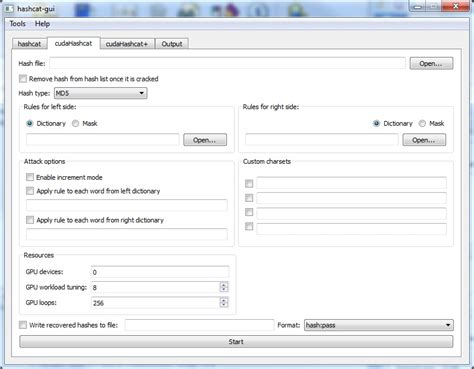 Image result for Hashcat Windows 1.0 GUI