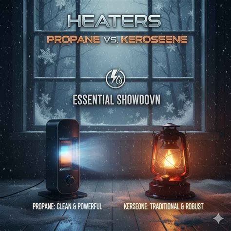 Heaters Propane Vs Kerosene: Essential Showdown