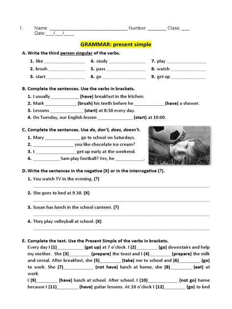 Image result for Present Simple Worksheet PDF