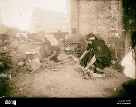 Ruth series Threshing floor, winnowing, 1898, Middle East, Israel and ...