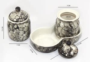 BLAKITO Grey texture Pickle Set Sauce Set Price in India - Buy BLAKITO ...