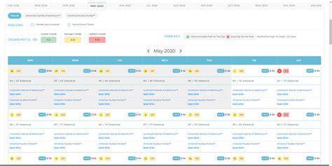 Disney Crowd Calendar 2021 - Universal Orlando Crowd Calendar 2021 ...