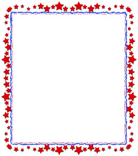 Happy 4th of July Borders - Free 4th of July Border Clip Art