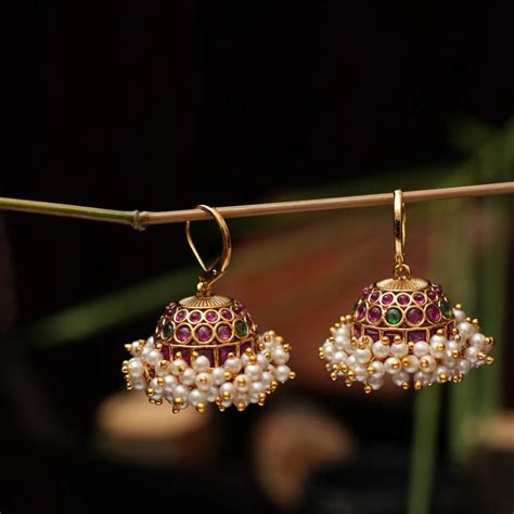 Earrings for Girls and Women | Shop Antique Jhumka Earrings Online