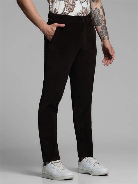 DARK BROWN CORDUROY CHINOS