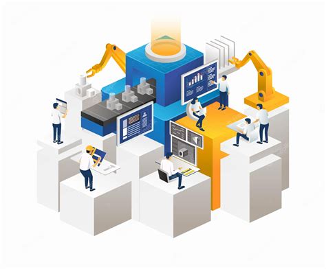 Designing 3d files and printing with cnc machine | Premium Vector