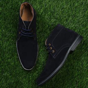 LOUIS STITCH Men's Handmade High Ankle Chukka Boots Italian Suede ...