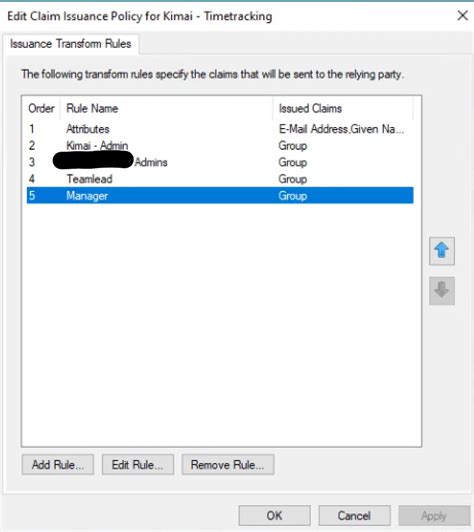 Active Directory Federation Services (ADFS) – Kimai