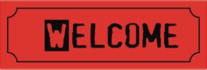 signEver Welcome Sign Board For Factory Lodges Banks Office School ...