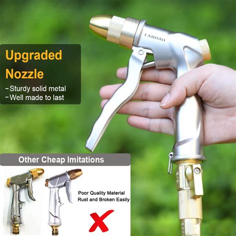 FANHAO Hose Pipe Spray Gun with Brass Tip, 100% India | Ubuy