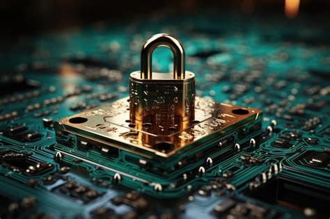 Protezione dei dati personali impronta digitale traccia un lucchetto ...